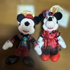 ミッキー・ミニー ぬいぐるみバッジ　セット