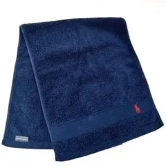 未使用 ラルフローレンRALPH LAUREN フェイスタオル 紺 1枚