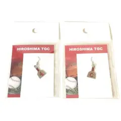 新品未開封 広島 東洋 カープ 背番号 4 デコヘラ ピアスTGC 矢野雅哉