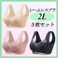 シームレスブラ 大きい ノンワイヤー ナイトブラ 着痩せ 美胸 まとめ売り 下着