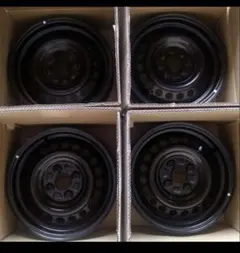 未使用】トピーM73スチールホイール ブラック - メルカリ