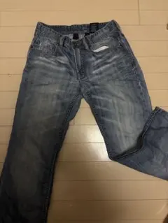 ライトブルーストレートデニムパンツ