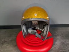 アーサーフルマージェットヘルメット！AF20ゴールドラメ！ハーレー