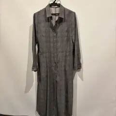 MACKINTOSH チェック柄長袖シャツワンピースのサムネイル