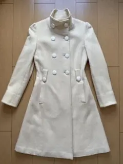 ロングコート　ホワイト