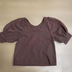 earth music & ecology ブラウン 半袖トップス