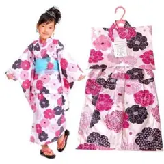 新品送料込み　子供浴衣単品 女の子浴衣 90cm　女児浴衣　キッズ浴衣
