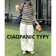 CIAOPANIC TYPY ヴィンテージライクボーダーTEE ユニセックス