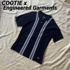 COOTIE x Engineered Garments ストライプポロシャツLのサムネイル
