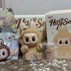 Have a seat ラブブ BABA 正規品 labubu ライトブラウン