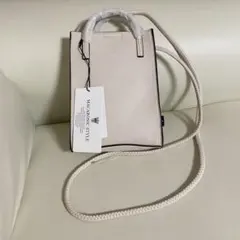 MACARONIC STYLE ホワイト ショルダーバッグ タグ付き未使用☆のサムネイル
