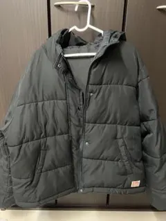 【m様専用】グレー フード付き ダウンジャケット