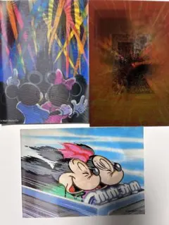 東京ディズニーランド・シー　ポストカード 3枚セット