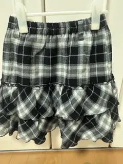 チェック柄フリルスカート キッズ 子供服