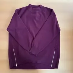 専用です。　未使用　グローバルワーク　メルティサイドZIPプルオーバー　L