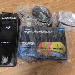 TaylorMade TM CREW SOCKS&DISTANCE＆ベルト2点