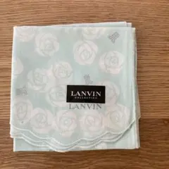 新品 LANVIN ハンカチ グリーンのサムネイル