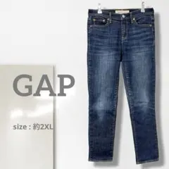 n【ギャップ】デニムパンツ/美品 大きい 伸縮性 カジュアル 定番 人気 楽