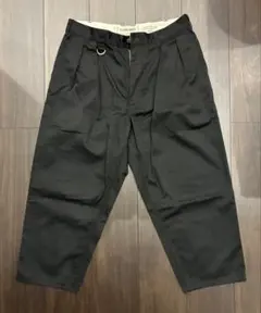 美品 別注 3/2 WORKS GLR 2プリーツ チノパンツ Lサイズ