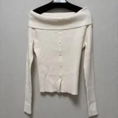 （写真16枚目参照）新品　H&M オフショルニット