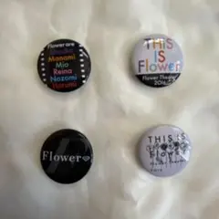 THIS IS Flower 缶バッジ4つ