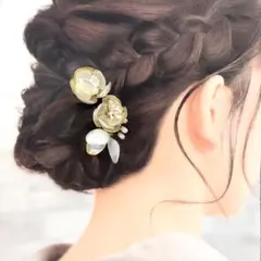 【新品和風簪】和装髪飾り　和風髪飾り　着物簪　花簪　お花髪飾り　和風ヘアピン