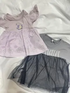 【セット売り】半袖　女の子　ラプンツェル
