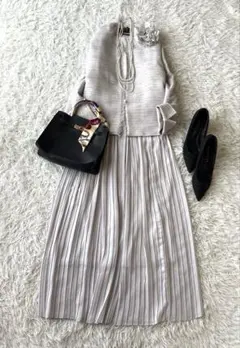 高身長ママ♡イネド ツイードジャケット セットアップ M 入学式 セレモニー