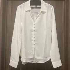 送料込み 匿名配送 未使用 シャツ ブラウス アイボリー