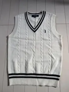 EAST BOY COMET ケーブル編みベスト 140