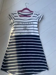 BURBERRY BLUE LABEL ストライプチュニック 半袖