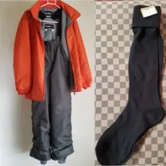 IGNIO 150ｃｍ スキーウェア 新品靴下付き 上下セット 男女兼用