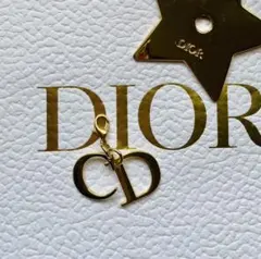 Christian Dior_ ディオール_ロゴチャーム _ゴールドカラーのサムネイル
