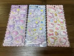 サンリオ　マシュマロシール　キティ　マイメロクロミ　シナモロール