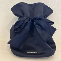 Maison de FLEUR ネイビーリボン巾着リュックのサムネイル