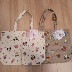 ミッキーミニー　トートバッグ2点セット