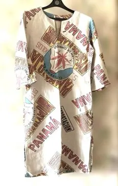 HYSTERIC GLAMOUR 総柄 七分袖 ワンピース