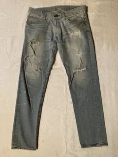 moussy ジーンズ ダメージ　25インチ