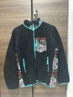 TITICACA エスニック柄フリースジャケット