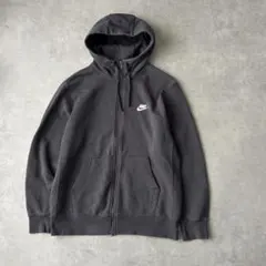 17775 NIKE ワンポイント 刺繍ロゴ フルジップパーカー