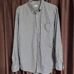 UNIQLOメンズ　ストライプシャツ　L