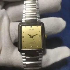 RADO　4Pダイヤ　ゴールド　シルバー　コンビスクエア　ジャンク