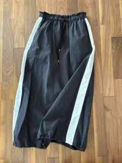 ADAM ET ROPÉ ロングスカート サイズF ブラック/ホワイト