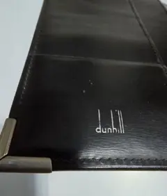dunhill 二つ折り財布 ブラック レザー