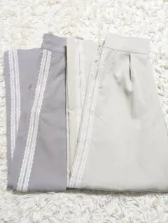 【2点セット】アースミュージックアンドエコロジー レースラインパンツ