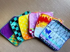 新品　タオルハンカチ 6枚セット　鬼滅の刃