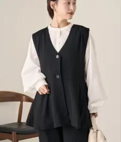 Kastane 【セレモニー対応】B ペプラムベスト ☆新品未使用☆