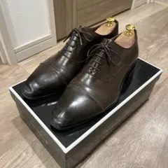 madras ダークブラウン レースアップ ビジネスシューズ