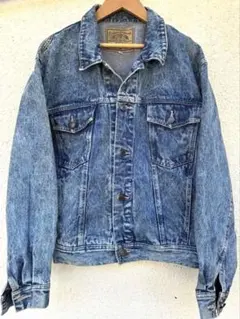 デニムジャケット ケミカルウォッシュ