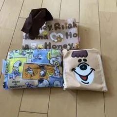 スヌーピー リラックマ エコバッグセット３点セット